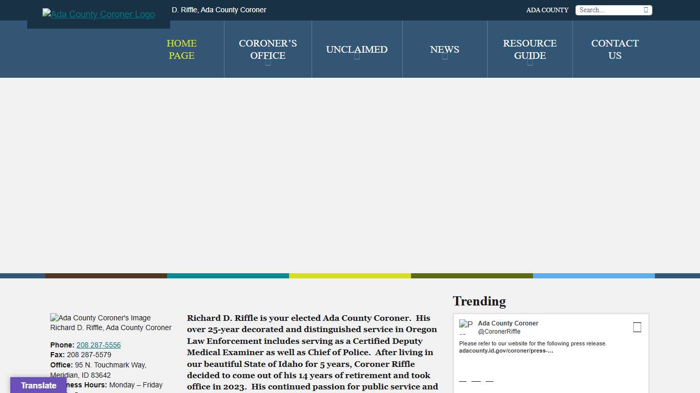 Home Page - Ada County Coroner